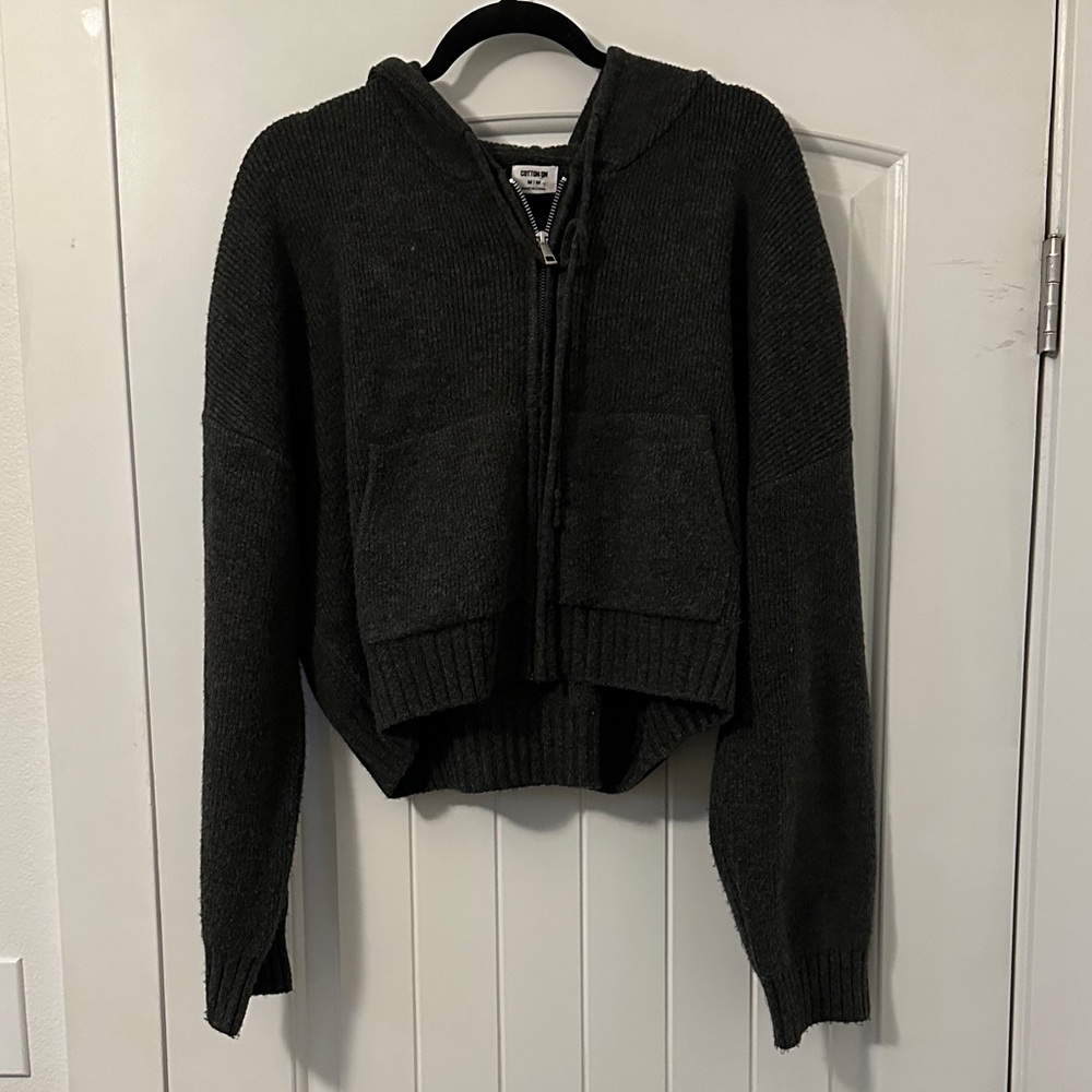 Cotton On Black Hooded Jacket